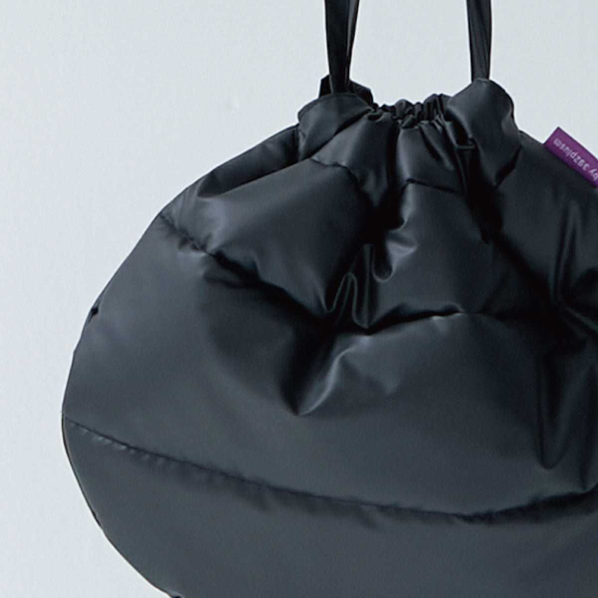 kinchaku bag / black