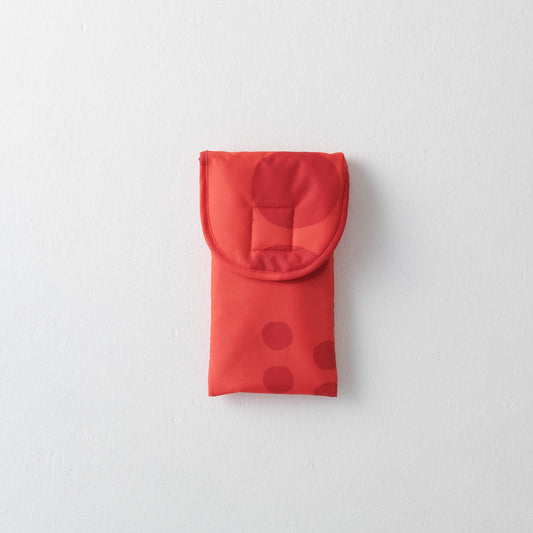eyeglasses case "maru" red