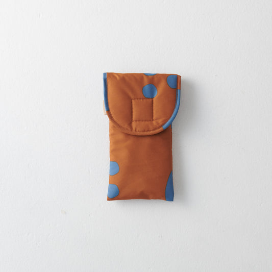eyeglasses case "maru" brown