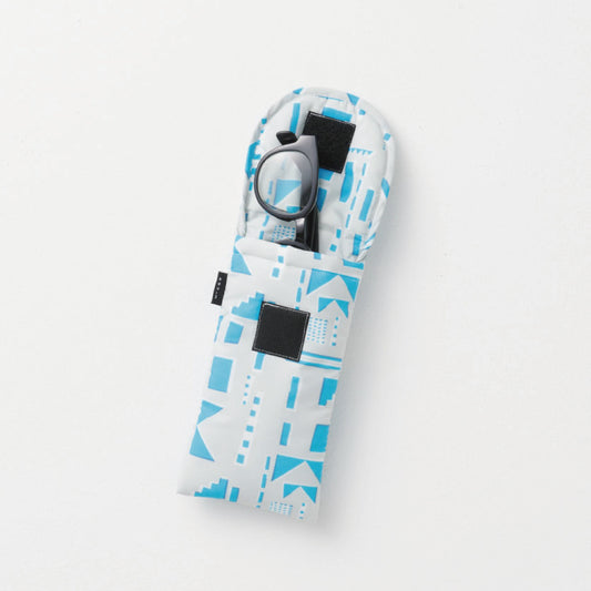eyeglasses case "feeling" blue