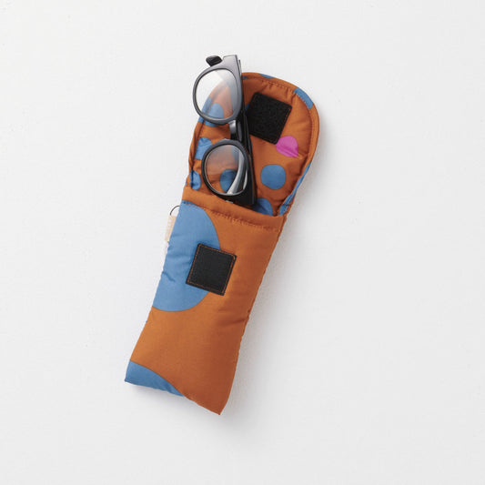 eyeglasses case "maru" brown