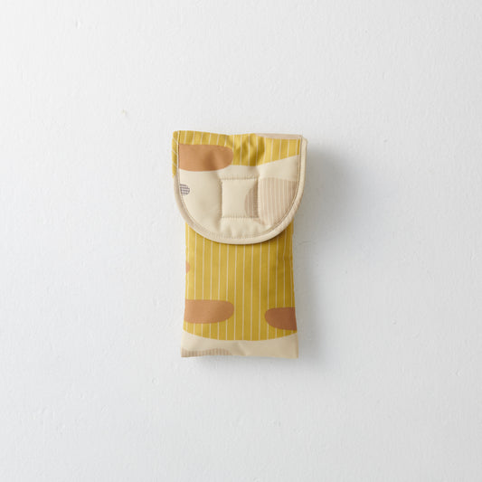 eyeglasses case "camoflage" beige
