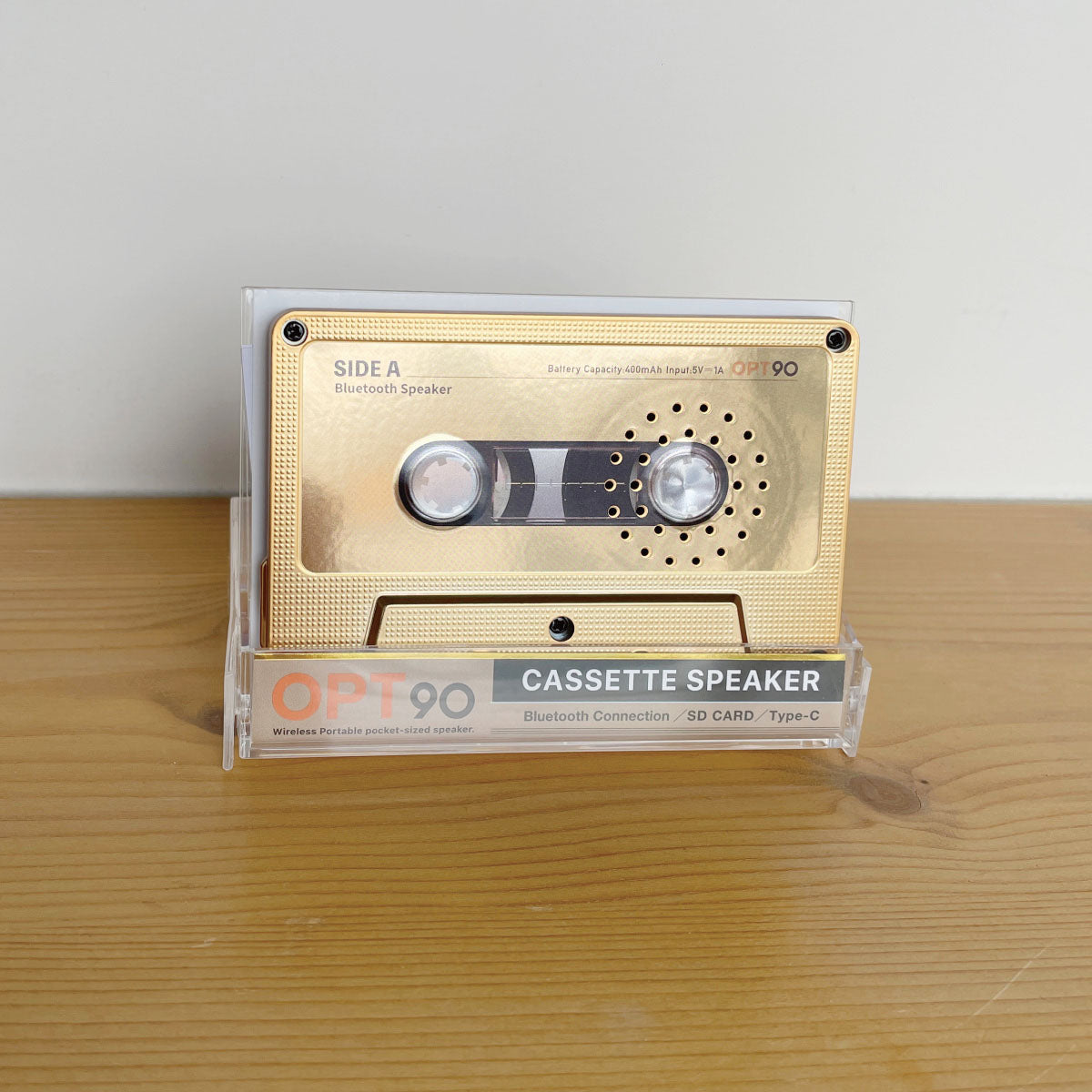 カセットテープスピーカー gold