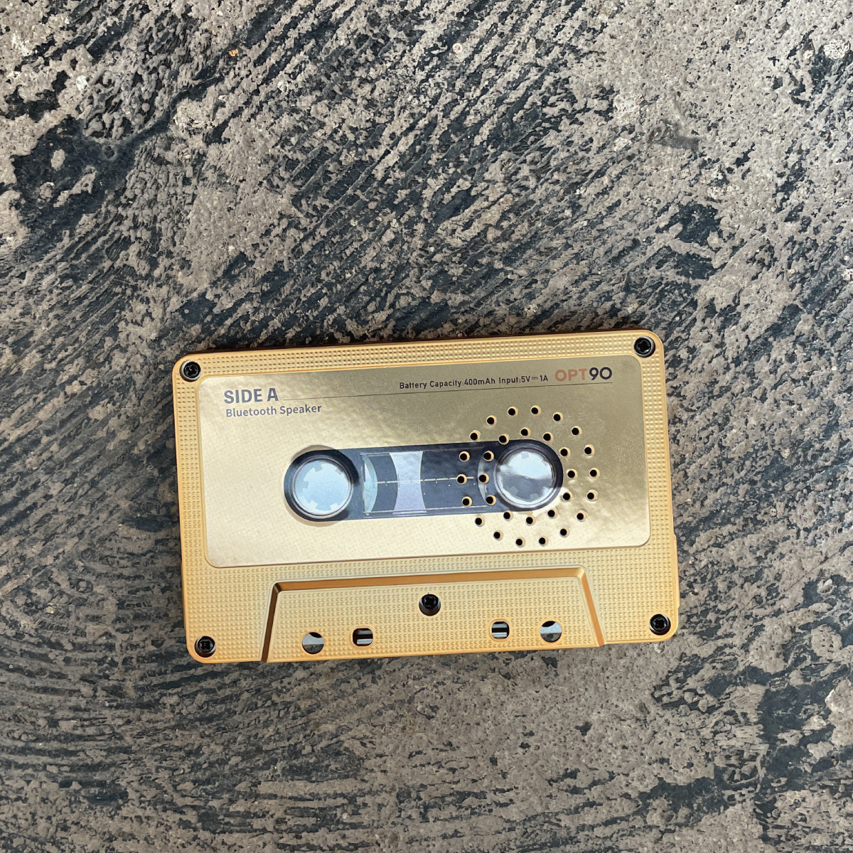 カセットテープスピーカー gold