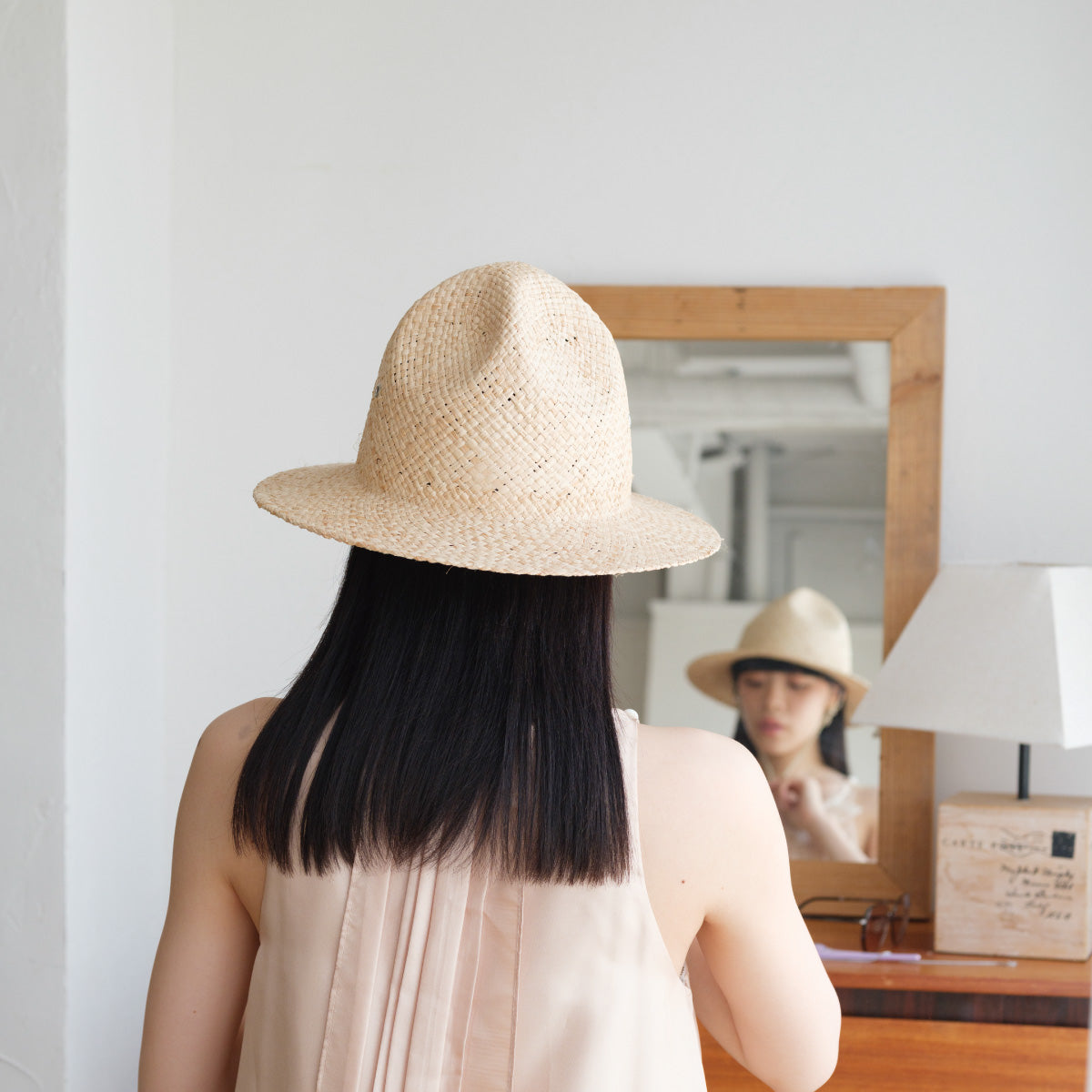 hat / タッセル オフホワイト