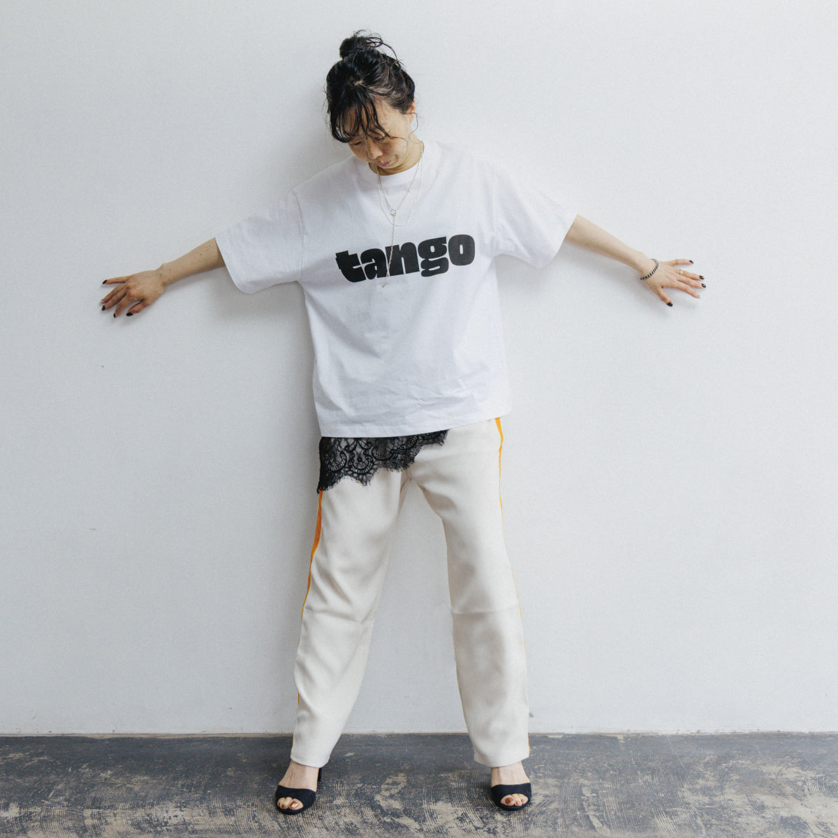 tee shirt "tango" white