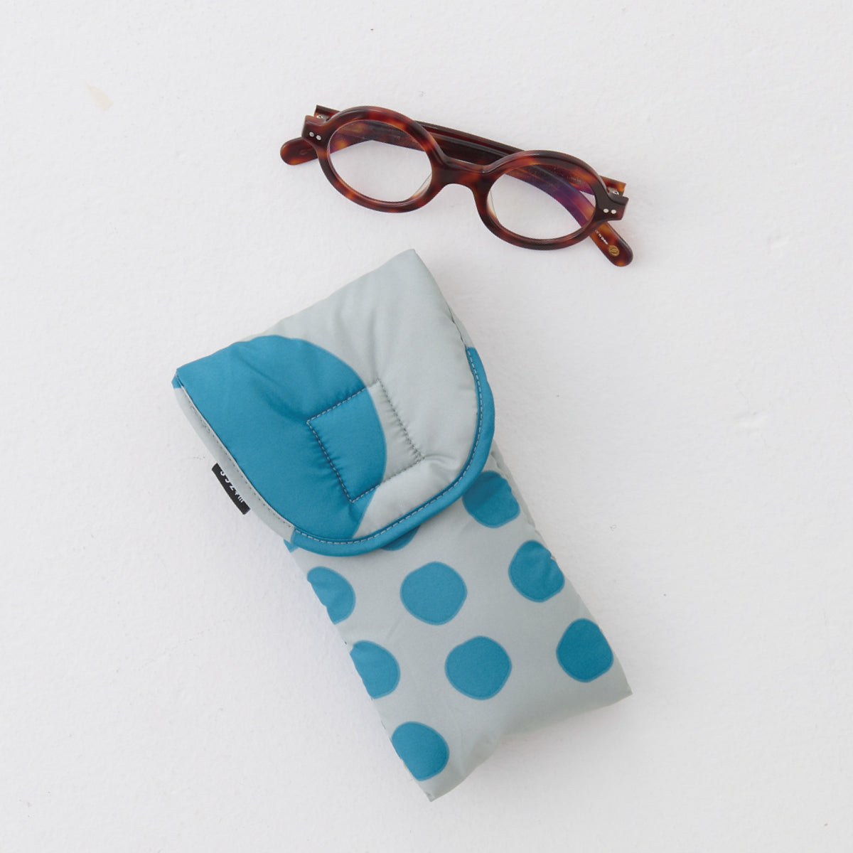 eyeglasses case "maru" gray