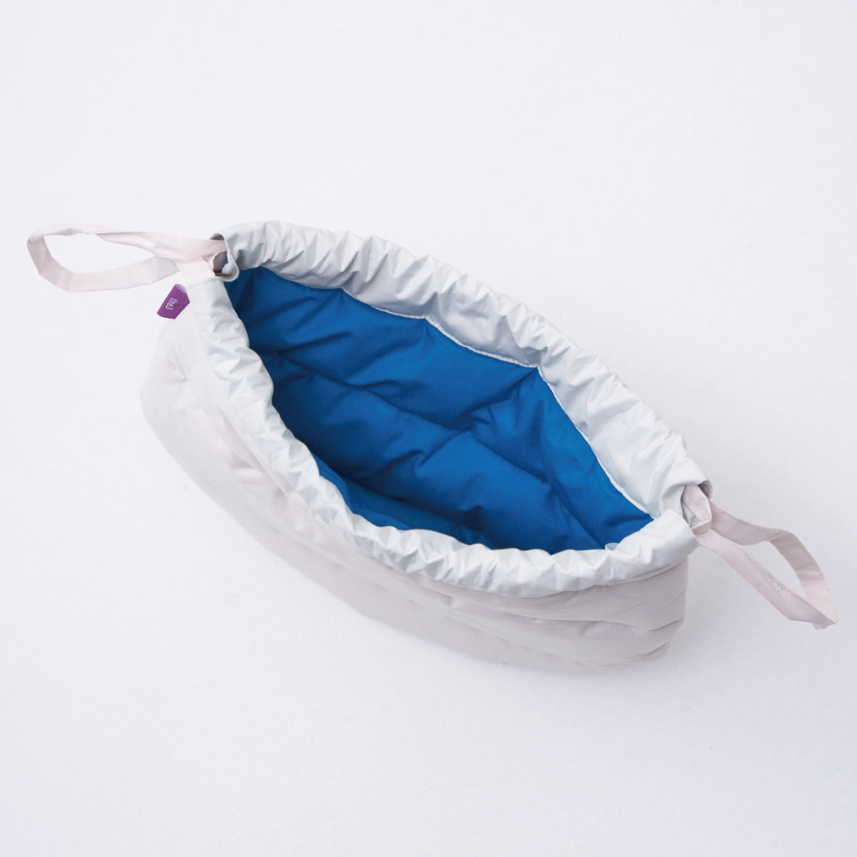 kinchaku bag / white