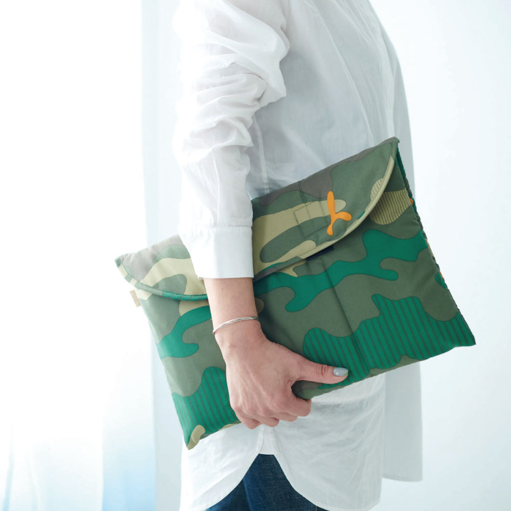 パソコンケース "camoflage" green