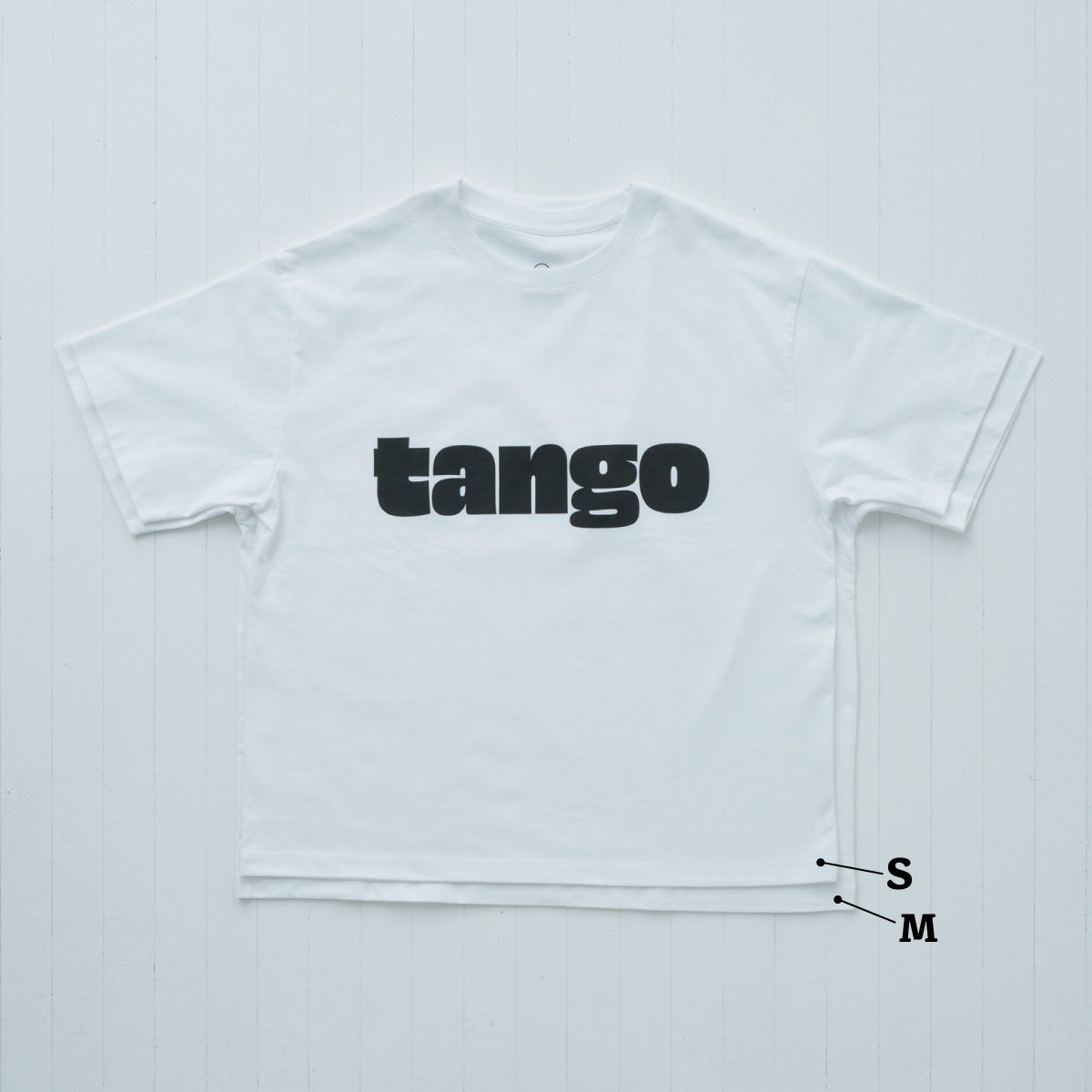 tee shirt "tango" white
