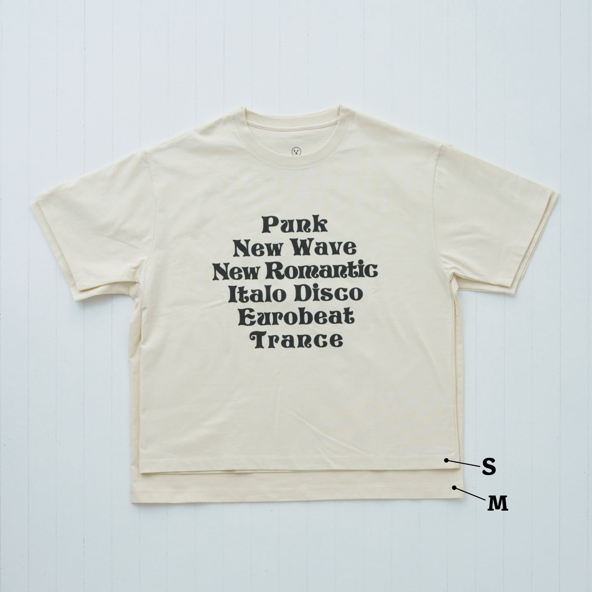 tee shirt "GENRE MIX" ivory