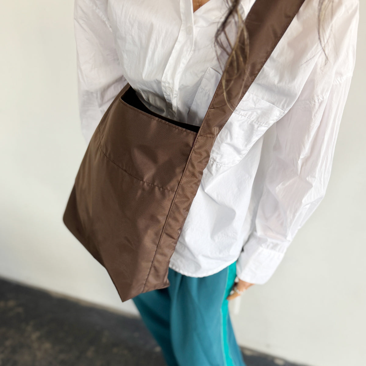 square bag / brown