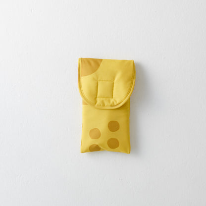 eyeglasses case "maru" yellow