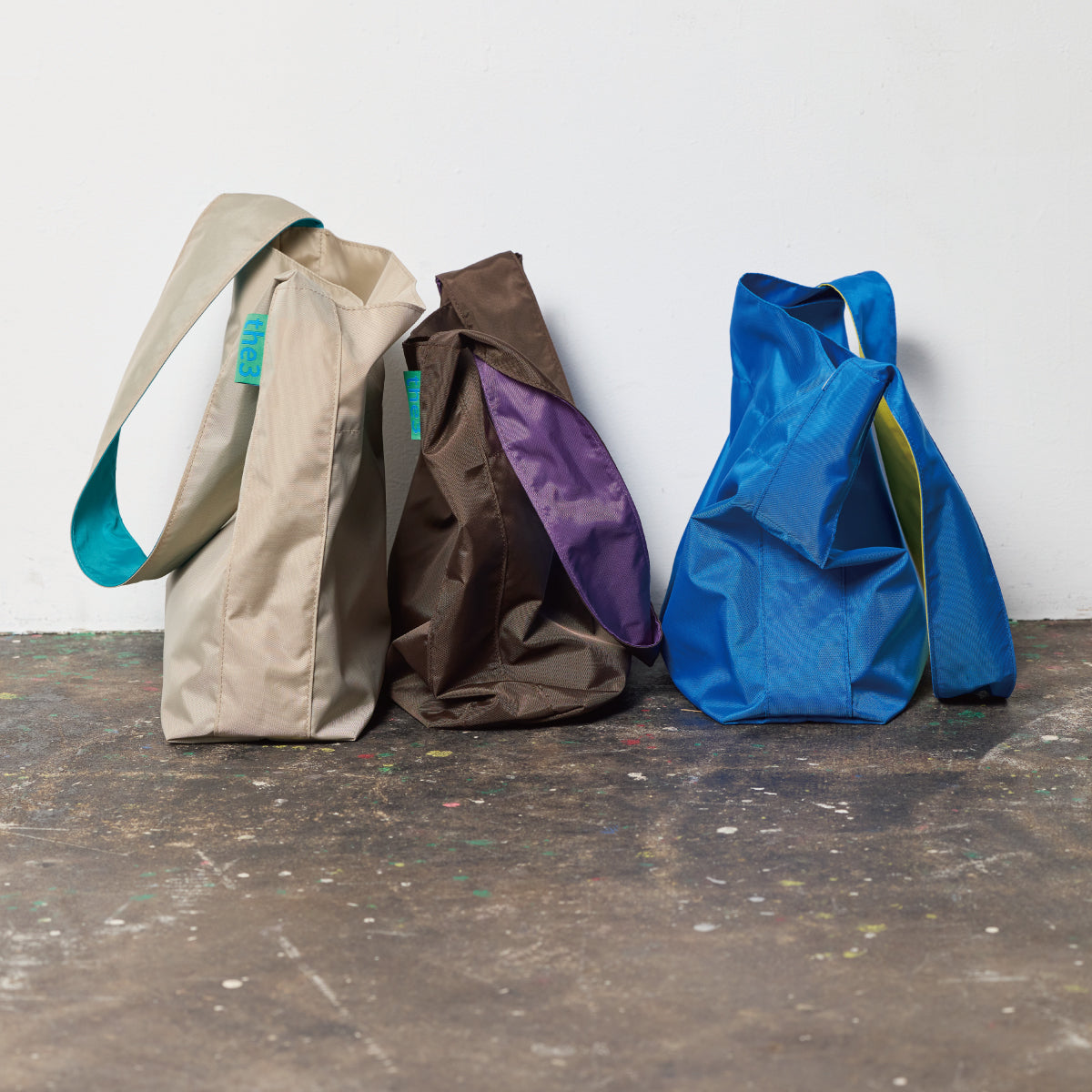 NYLON square bag
