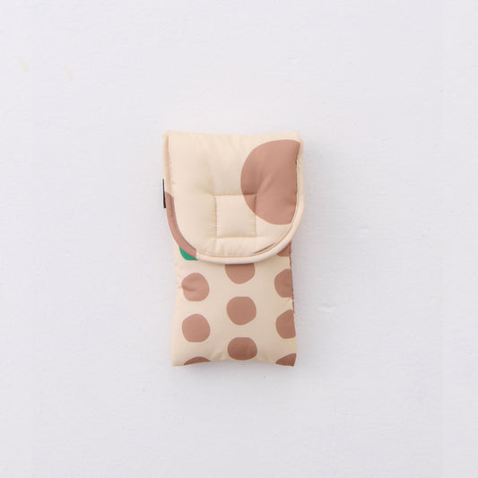 メガネケース "maru" beige