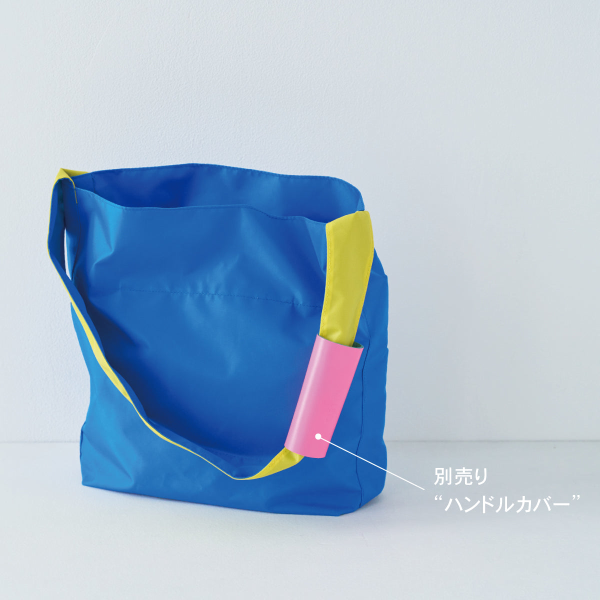 square bag / blue