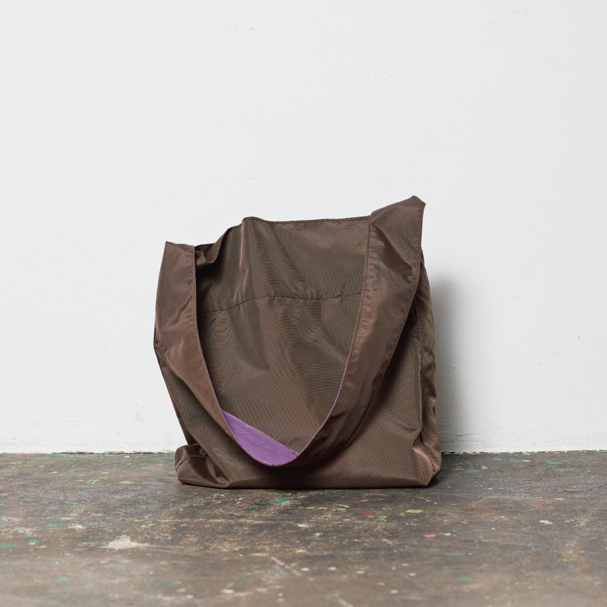 square bag / brown