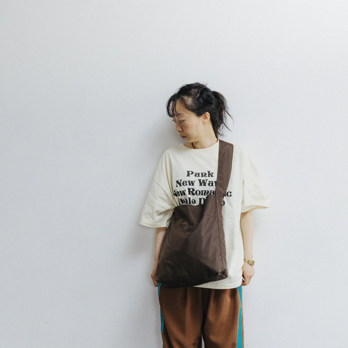square bag / brown