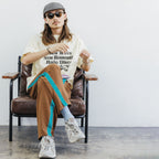 track pants / brown
