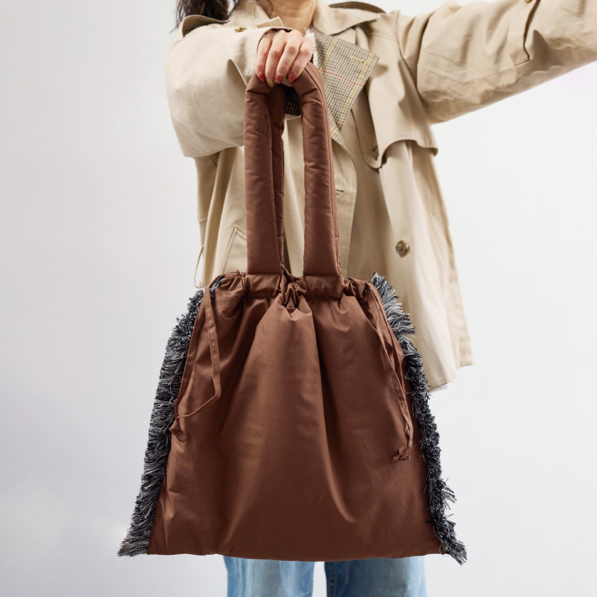 Quilting tote bag "fringe"