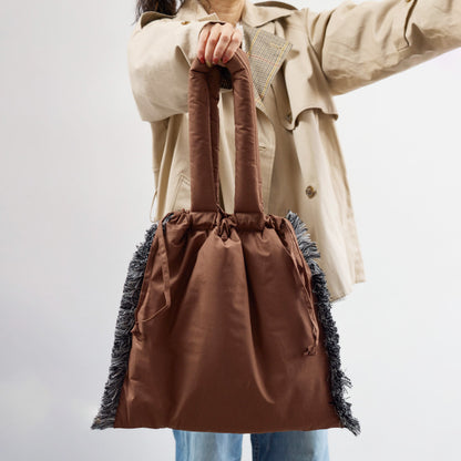 Quilting tote bag "fringe"