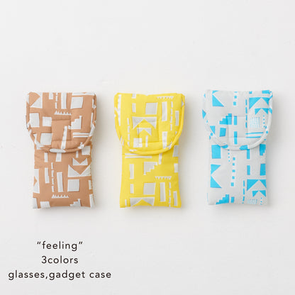 eyeglasses case "feeling" yellow