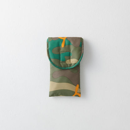 eyeglasses case "camoflage" green