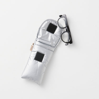 eyeglasses case "silver"