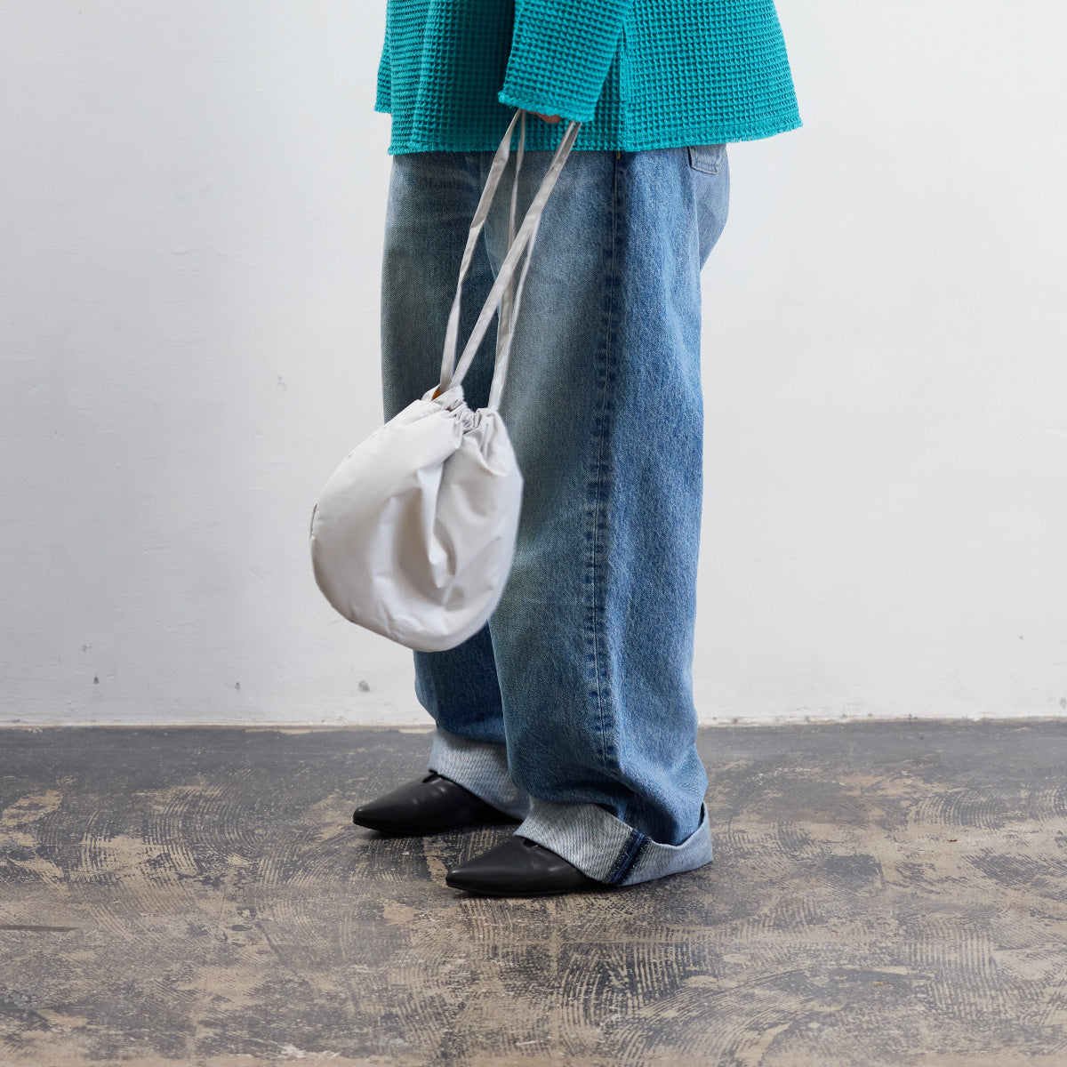 Quilting kinchaku "cloud"