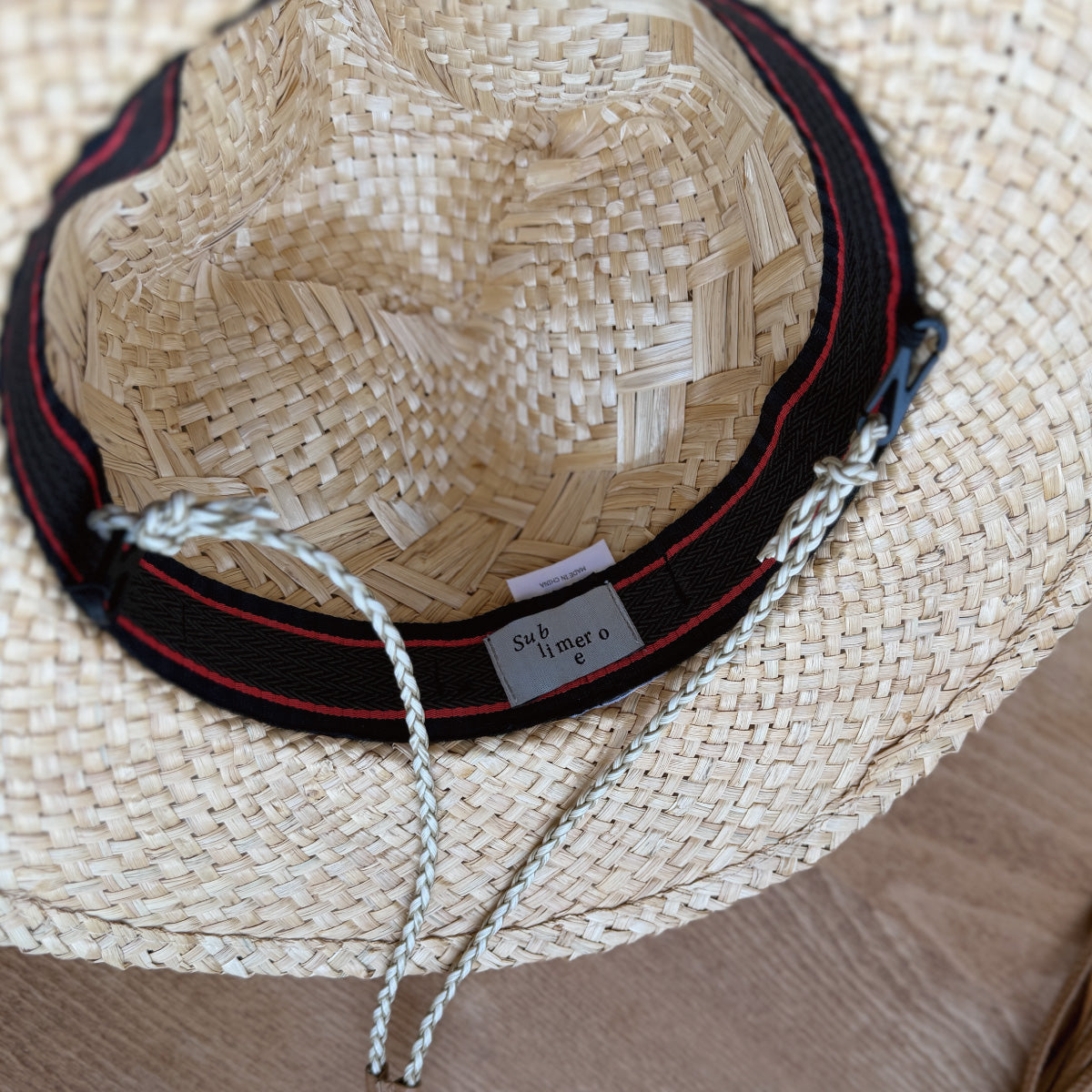 hat / タッセル オフホワイト