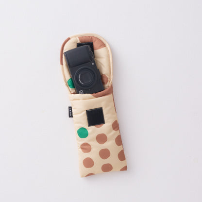 eyeglasses case "maru" beige