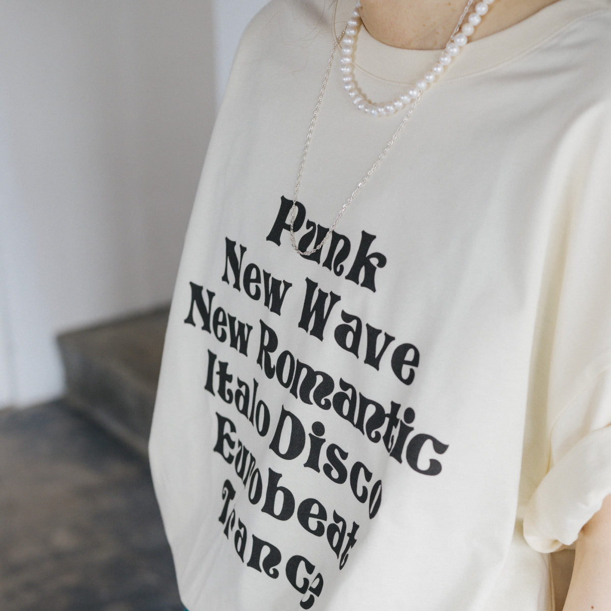 tee shirt "GENRE MIX" ivory