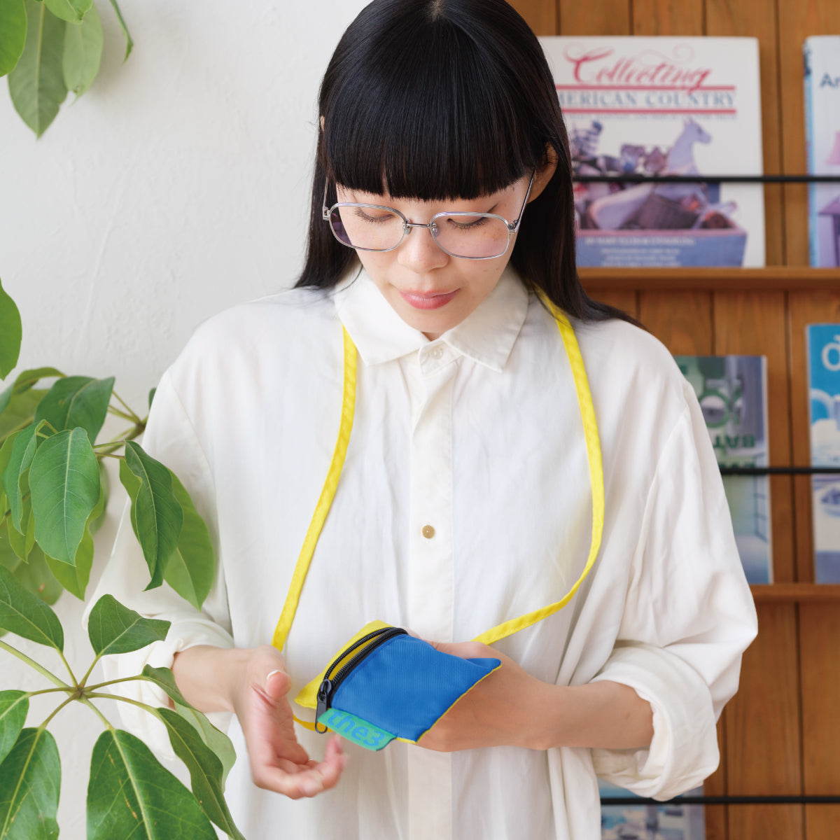 pocket wallet / blue