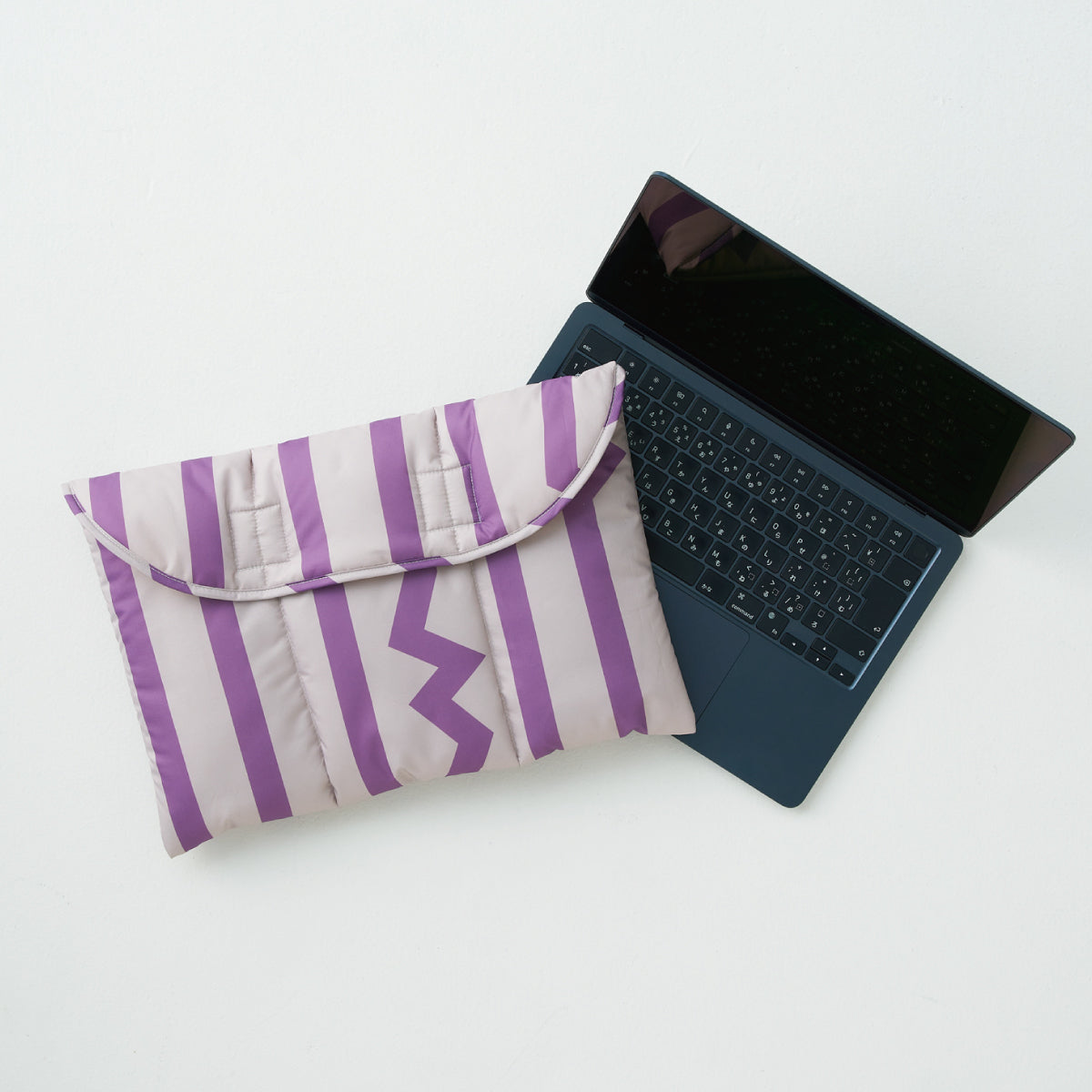 Quilting PC case "RHYTHM STRIPE"