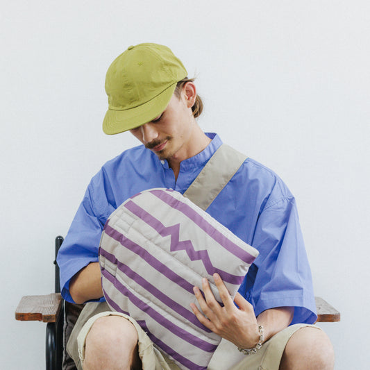 Quilting PC case "RHYTHM STRIPE"