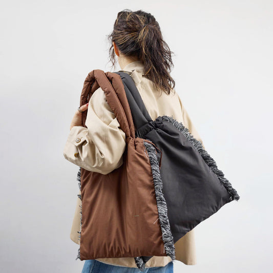 Quilting tote bag "fringe"