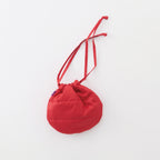kinchaku bag / red