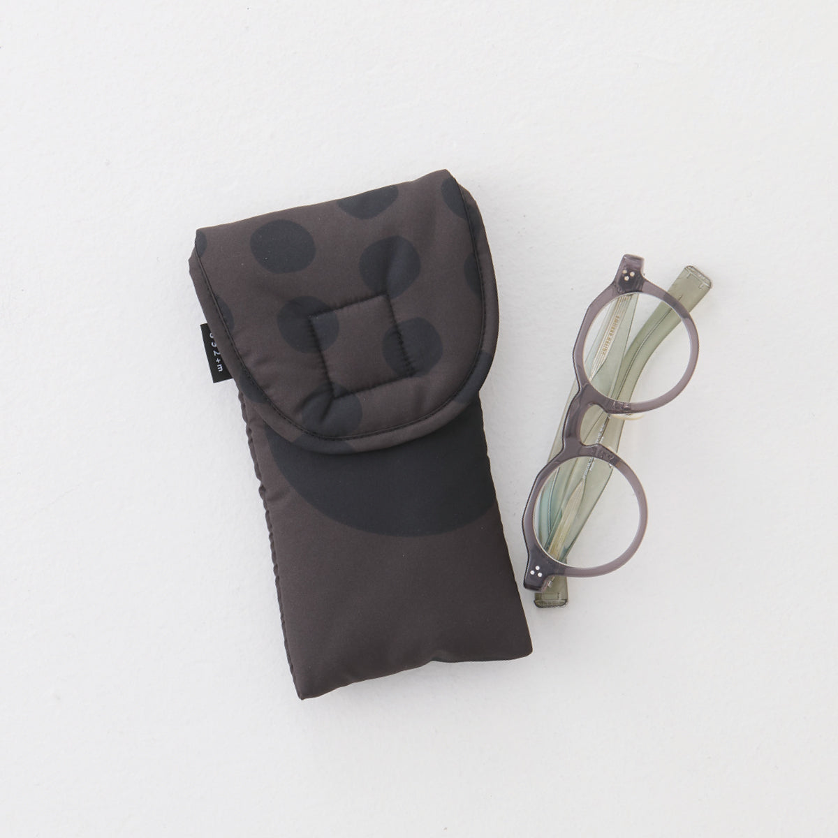 eyeglasses case "maru" black