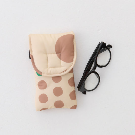 メガネケース "maru" beige