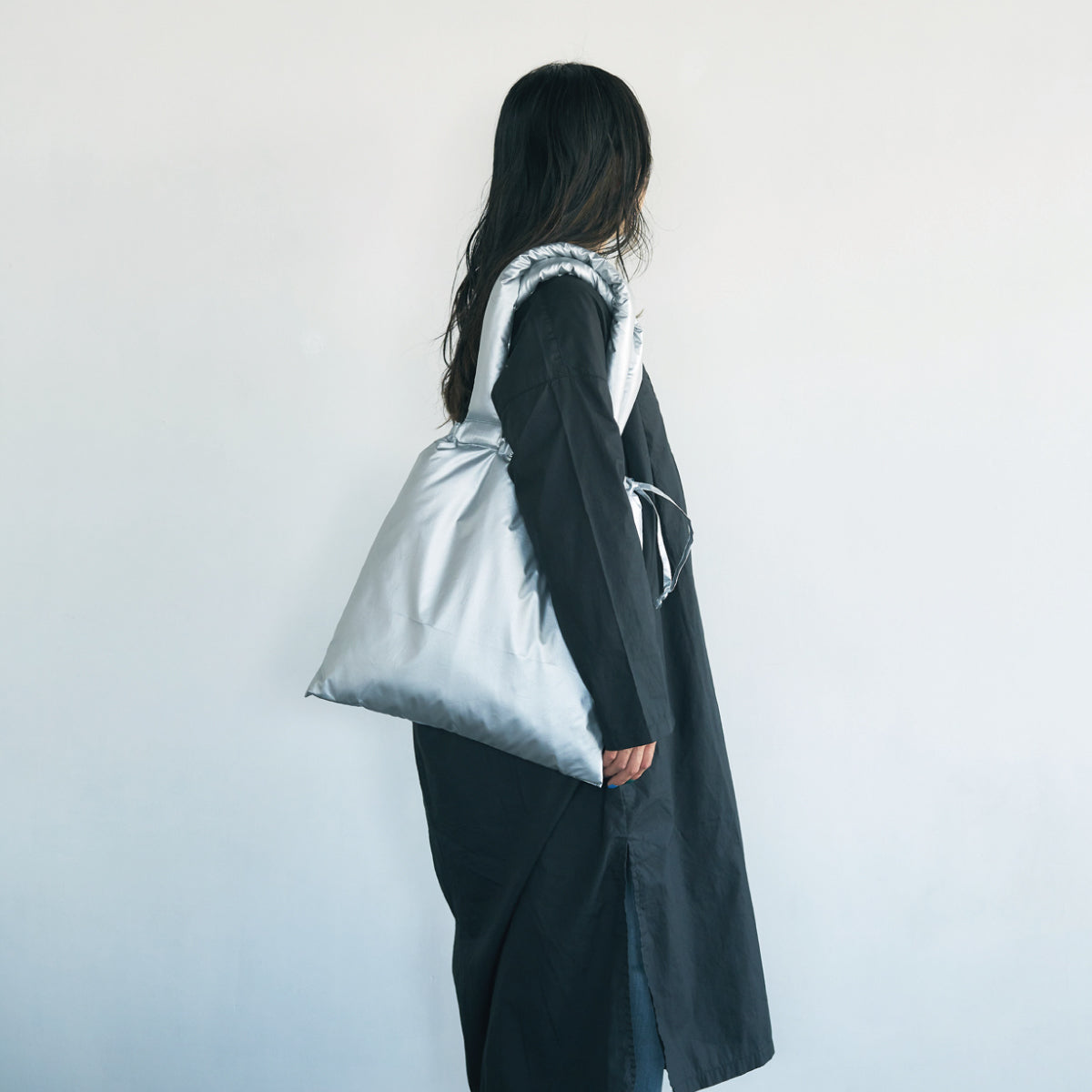 tote bag / silver