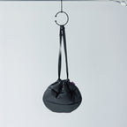 kinchaku bag / black