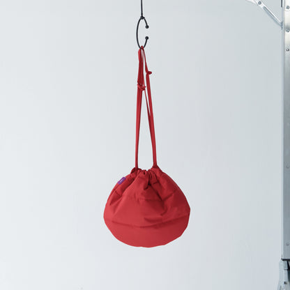 kinchaku bag / red