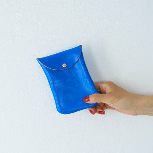 long pouch / blue