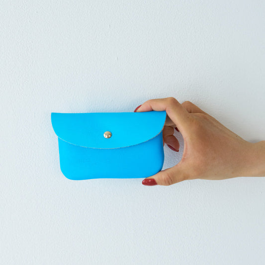 mini pouch / light blue