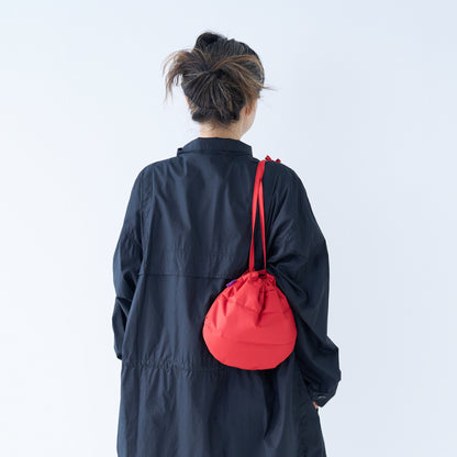 kinchaku bag / red