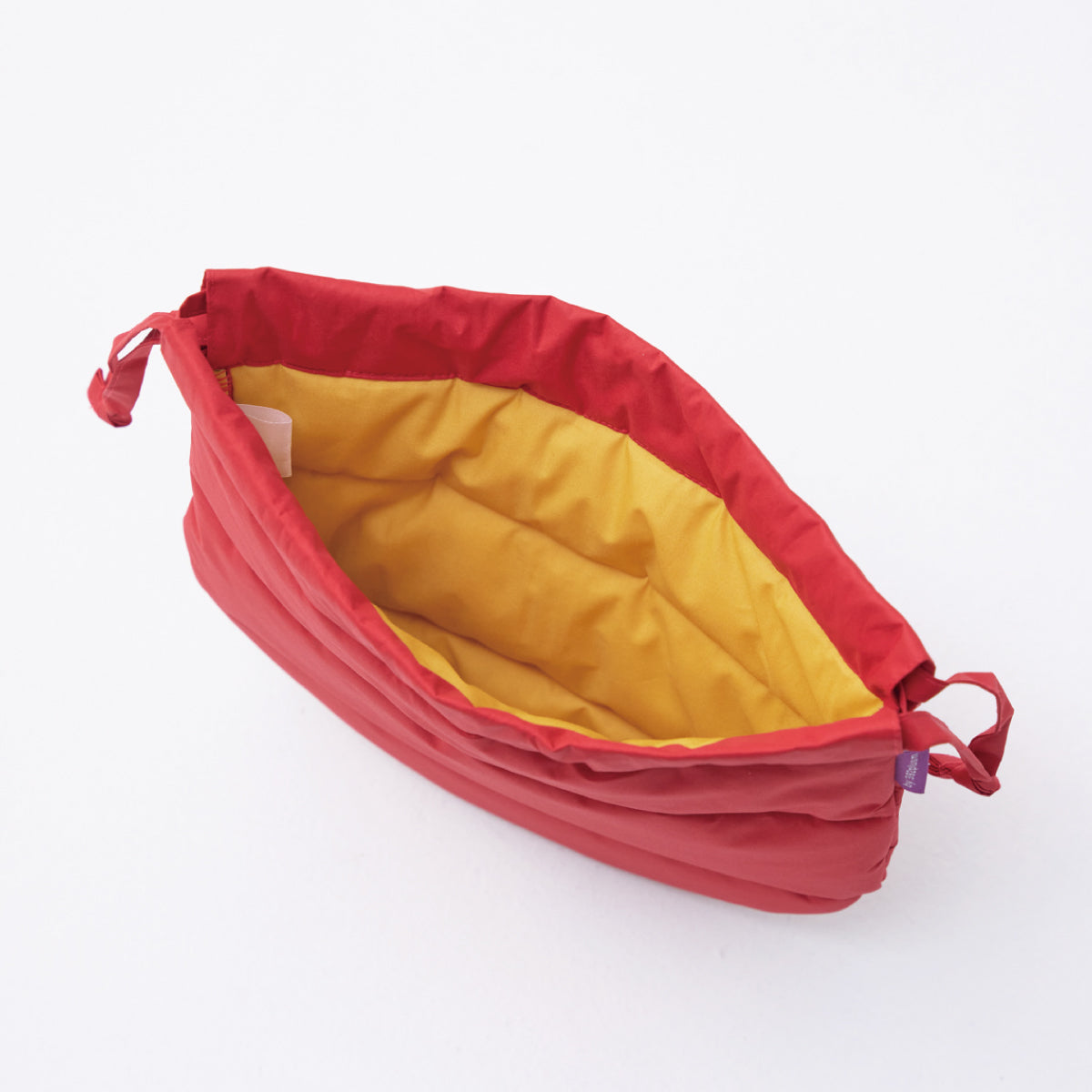 kinchaku bag / red